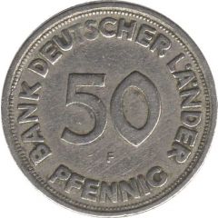 50 Pfennig Bank of German States