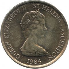 5 Pence - Elizabeth II 2nd portrait, large type