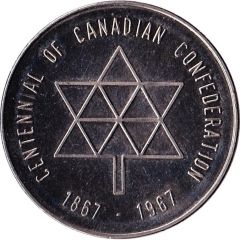 Admission Token - Calgary Zoo Centennial of Canadian Confederation
