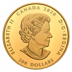 200 Dollars - Elizabeth II Forevermark Black Label Round