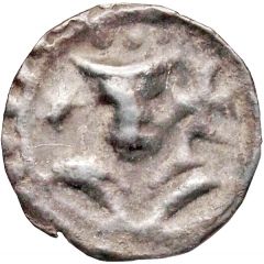 Denier Bracteate - Albert / Nikolaus Three dots