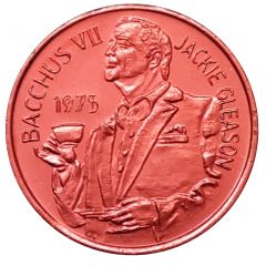 Mardi Gras Token - Bacchus Jackie Gleason, New Orleans, Louisiana