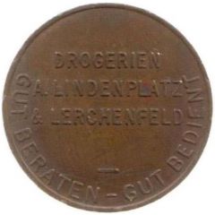 Drogerien A. Lindenplatz & Lerchenfeld copper