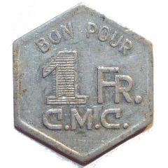 1 Franc - C.M.C. / M.H.K.