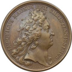 Medal - Louis XIV. Treasures from the Indies looted from the enemy