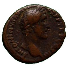 As - Antoninus Pius IMPERATOR II S C IOVI LATIO S C, Jupiter