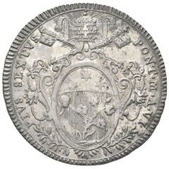 1 Scudo - Pius VI