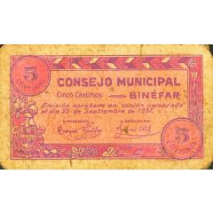 5 Céntimos Binéfar