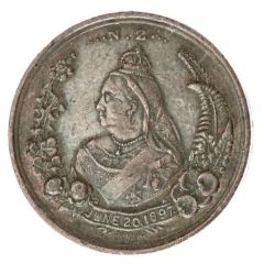 Medalet - Victoria Diamond Jubilee; S. Kohn, bronze, 21mm