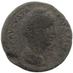 Sestertius - Faustina the Elder VENVS S C, Venus