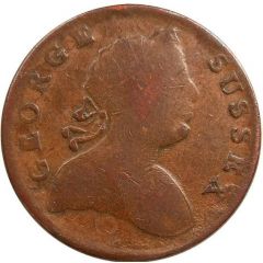 1/2 Penny George Sussex - Britons Rule