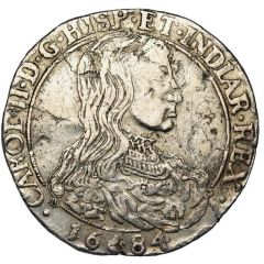 1 Ducaton - Charles II Second bust