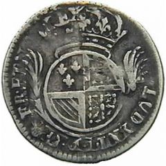 1⁄16 Ecu of Flanders with palm branches - Louis XIV
