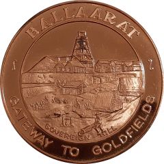 Medal - Tourist Dollar Ballarat - Gateway to the Goldfields, Tourist Souvenir