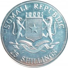 25 Shillings African Elephant