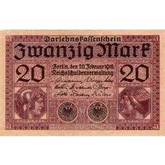 20 Mark Darlehnskassenschein