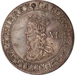 6 Pence - Charles I 1st milled Briot`s issue