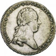 1/2 Couronne / Kronenthaler - Joseph II Type 1
