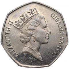 50 Pence - Elizabeth II Christmas, Coloured