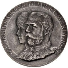 Medal - George V Coronation, Heaton, silver, 35mm