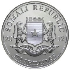 100 Shillings Elephant, Silver Bullion Coinage
