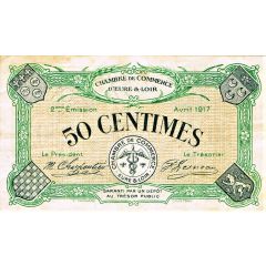 50 Centimes - Chambre de Commerce d`Eure et Loir 28