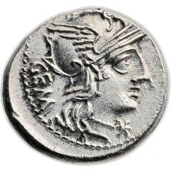 Denarius Aburia: Marcus Aburius Geminus, GEM / M•ABVRI ROMA