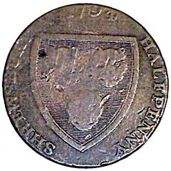 1/2 Penny Shropshire - Shrewsbury / Woolpack