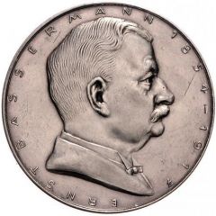 5 Reichsmark Ernst Bassermann - Pattern