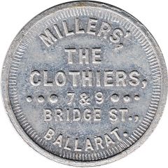 Token - Discount Check Millers` The Clothiers