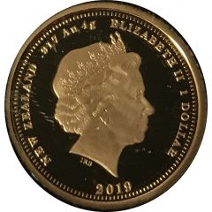 1 Dollar - Elizabeth II 4th Portrait, Victoria Half Sovereign