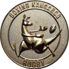 Medal - Boxing Kangaroo Rugby