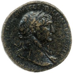 Sestertius - Trajan S P Q R OPTIMO PRINCIPI S C, Victory