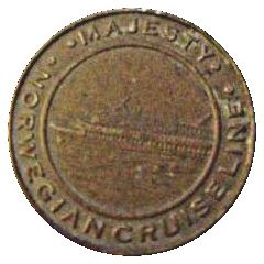 Token - Caribbean Mint Norwegian Cruise Line - Majesty