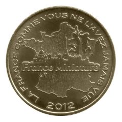 Jeton Touristique - Monnaie de Paris - France Miniature - La France comme vous ne l`avez jamais vu