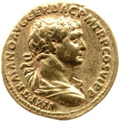 Aureus - Trajan FORVM TRAIAN, Fortuna