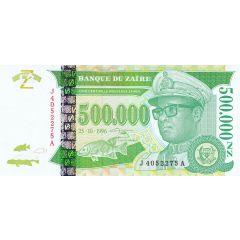 500 000 Nouveaux Zaïres