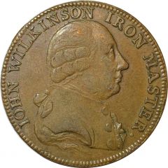1/2 Penny Warwickshire – Wilkinson / Forge