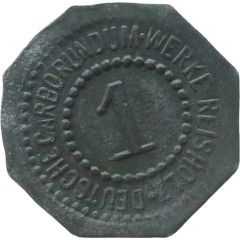 1 Pfennig - Reisholz Deutsche Carborundum Werke