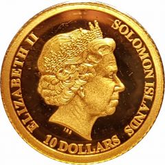 10 Dollars - Elizabeth II Baby Echidna