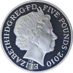 5 Pounds - Elizabeth II Rhossili Bay, Silver Proof