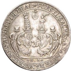 1 Thaler - John Ernest III of Sachsen-Weimar Ausbeutetaler