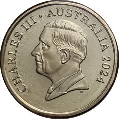 2 Dollars - Charles III 1st Portrait, Indigenous Man