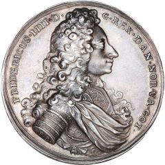 Medal - Frederik IV Death of King