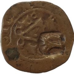 4 Maravedis - Charles and Joanna countermark dog