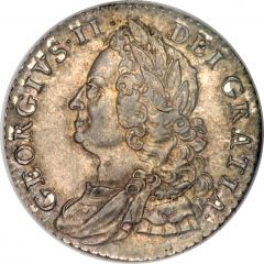 1 Shilling - George II Older bust