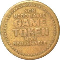 Game Token No Cash Value, 22 mm