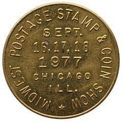 Token - Midwest Postage Stamp and Coin Show Chicago, Illinois