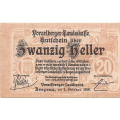 20 Heller Vorarlberg