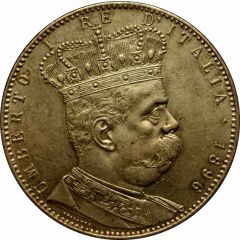 5 Lire / 1 Thaler / 1 Rial - Umberto I